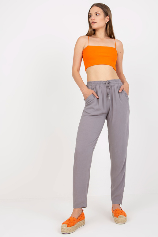 Pelēkas taisna auduma bikses SUBLEVEL...