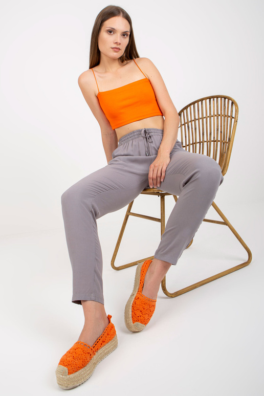 Pelēkas taisna auduma bikses SUBLEVEL...