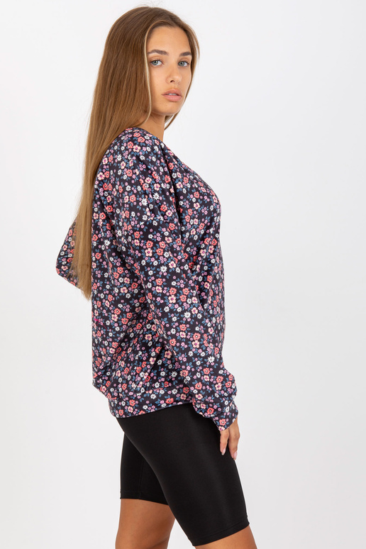 Tumši zila velūra blūze ar viskozes... Tumši zila velūra blūze ar viskozes...