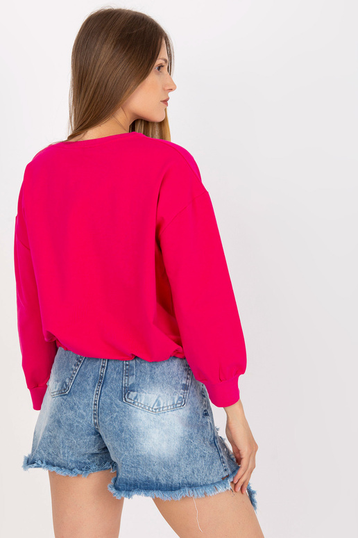 Fuksijas krāsas īss kokvilnas...