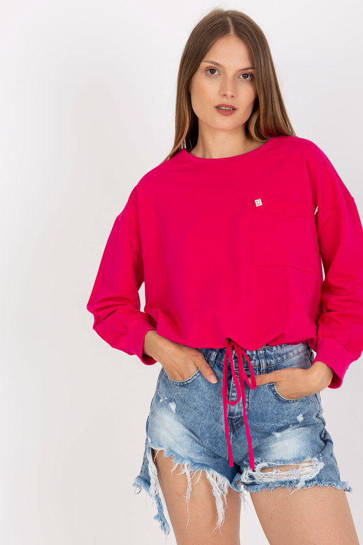 Fuksijas krāsas īss kokvilnas...