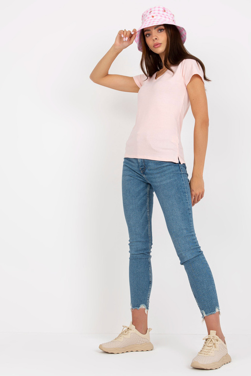 Gaiši rozā sieviešu pamata kokvilnas...