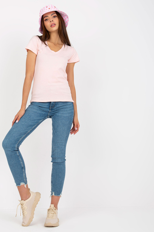 Gaiši rozā sieviešu pamata kokvilnas...