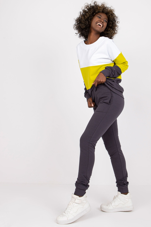 Zaļa un grafīta kokvilnas sporta...