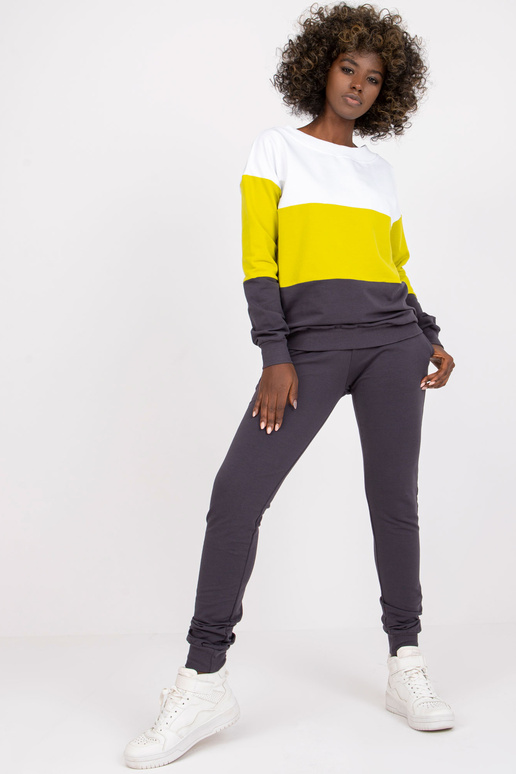 Zaļa un grafīta kokvilnas sporta...