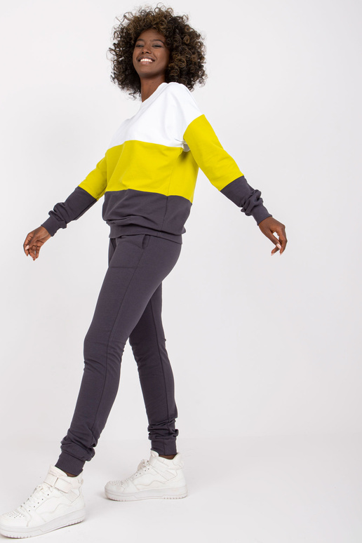 Zaļa un grafīta kokvilnas sporta...