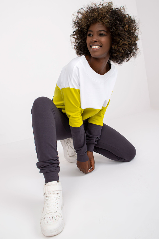 Zaļa un grafīta kokvilnas sporta...