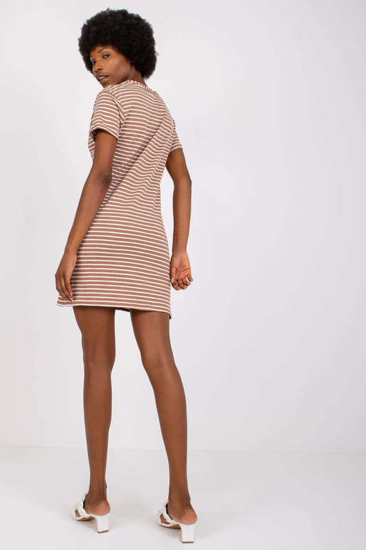 Brūna kokvilnas kleita STITCH & SOUL