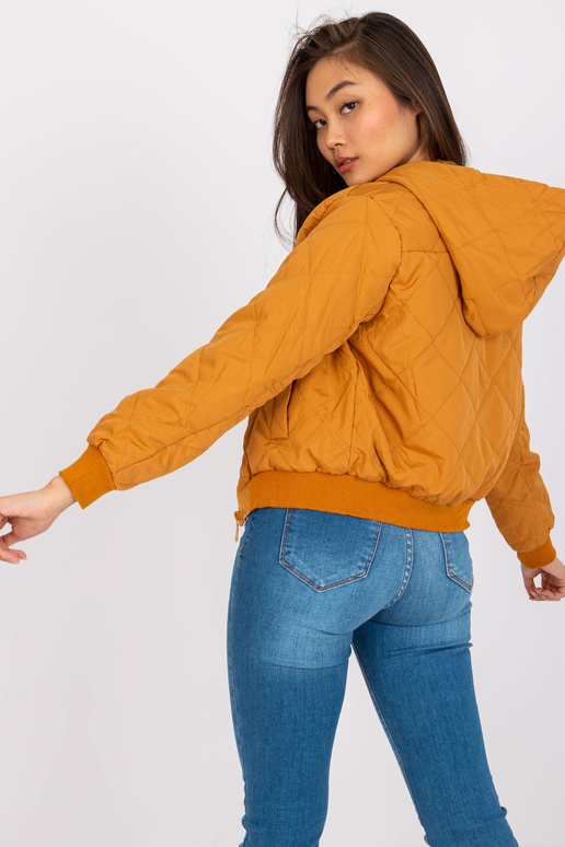 Tumši dzeltena īsā jaka Larah