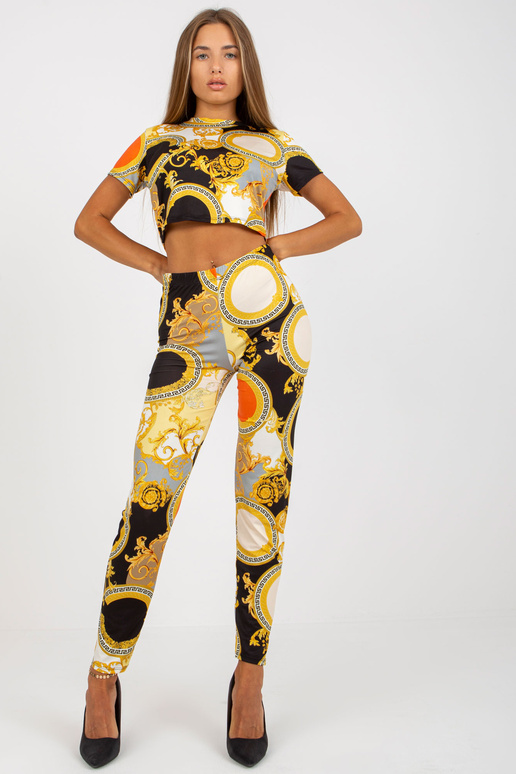 Melns divdaļīgs ikdienas komplekts ar...