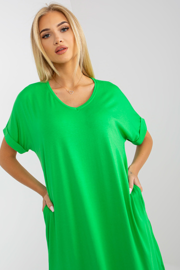 Zaļa oversize kleita ar...