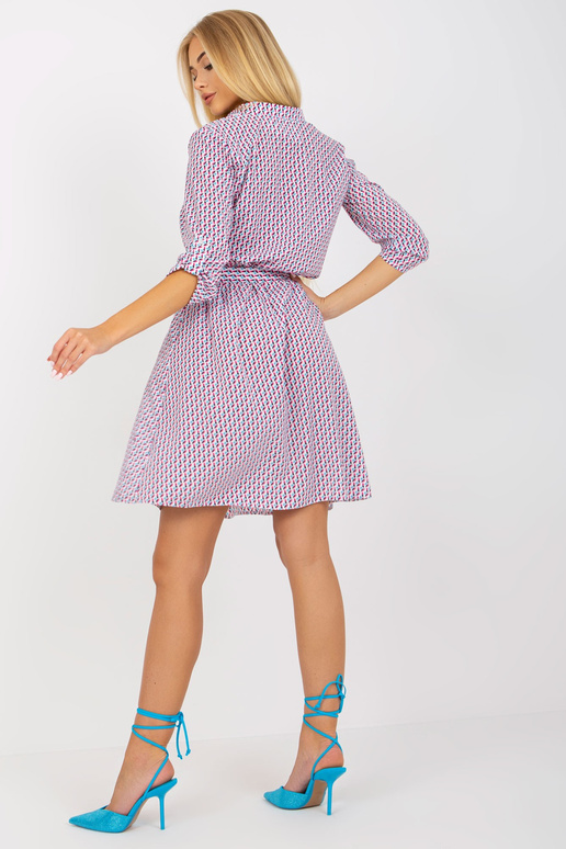 Balta un rozā ikdienas kleita ar...