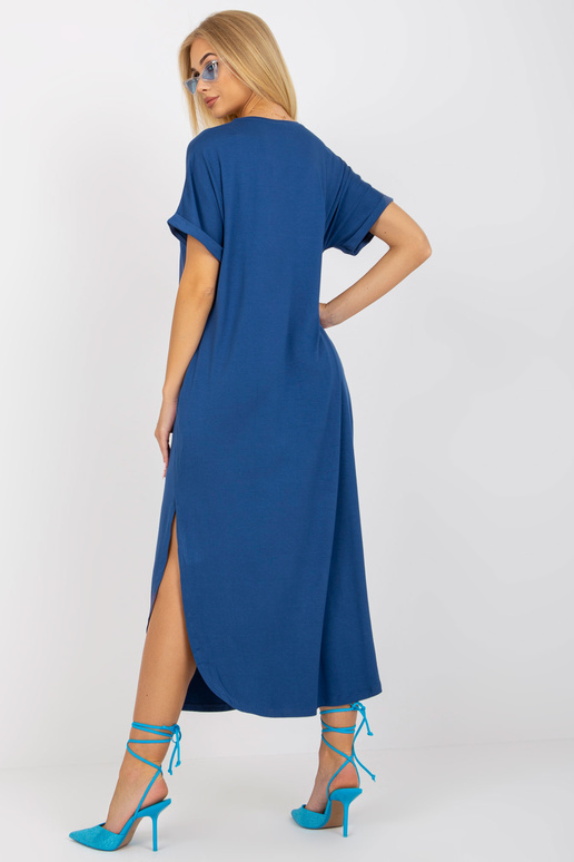 Tumši zila liela izmēra kokvilnas...