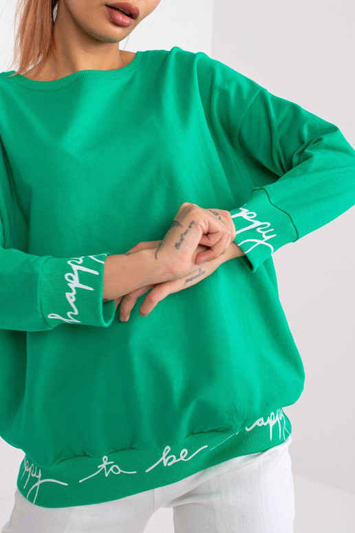 Zaļš džemperis ar uzrakstiem Charliza Zaļš džemperis ar uzrakstiem Charliza