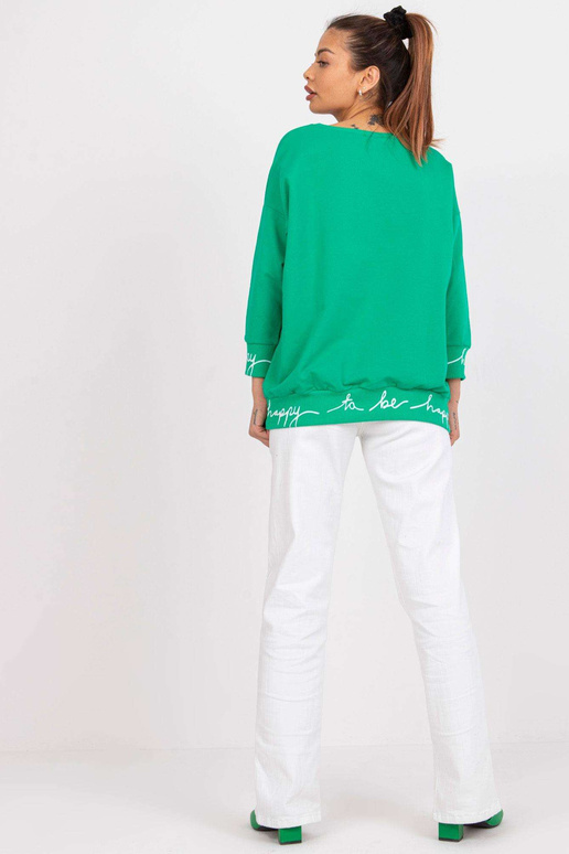 Zaļš džemperis ar uzrakstiem Charliza Zaļš džemperis ar uzrakstiem Charliza