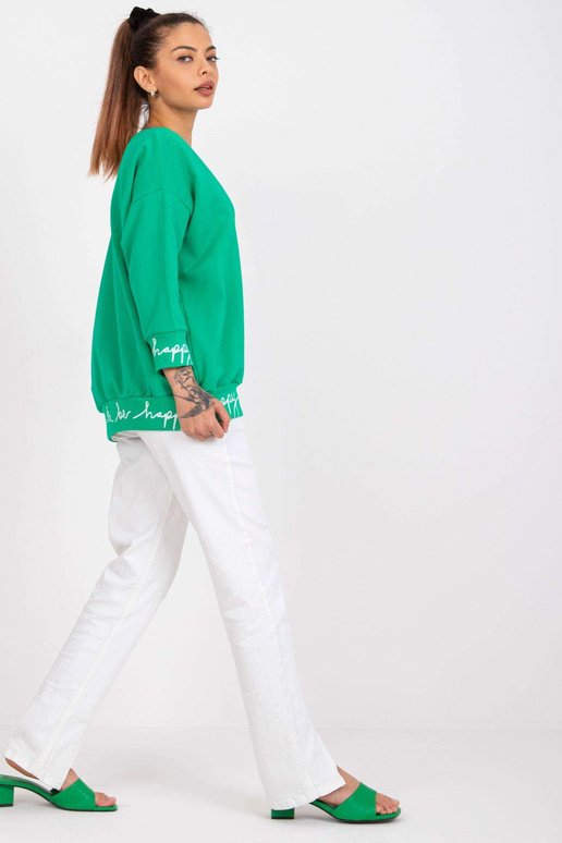 Zaļš džemperis ar uzrakstiem Charliza Zaļš džemperis ar uzrakstiem Charliza