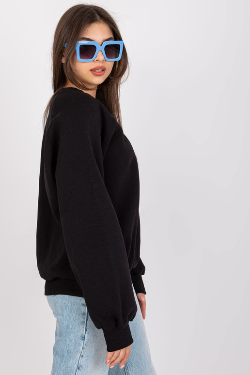 Melns sieviešu sporta krekls ar...