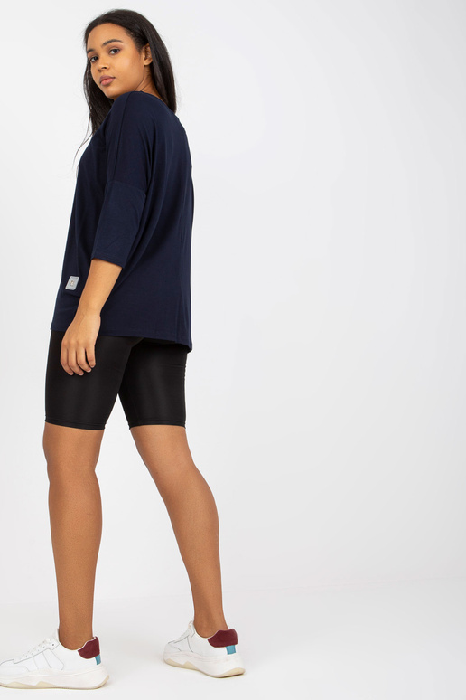 Tumši zila vienkārša liela izmēra...