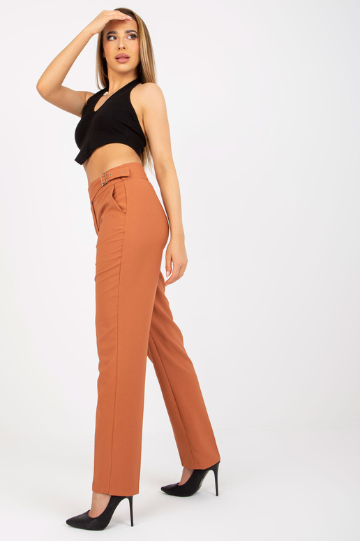 Vara sieviešu auduma bikses ar augstu...