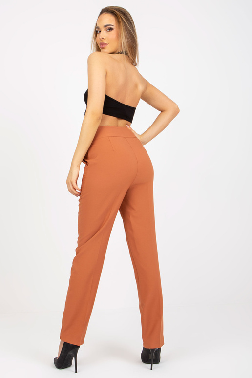 Vara sieviešu auduma bikses ar augstu...