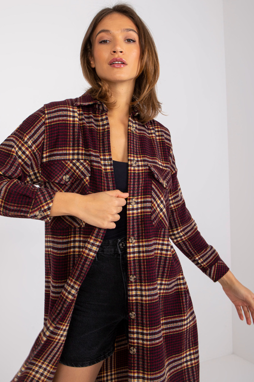 Bordo dzeltens oversize garais krekls...