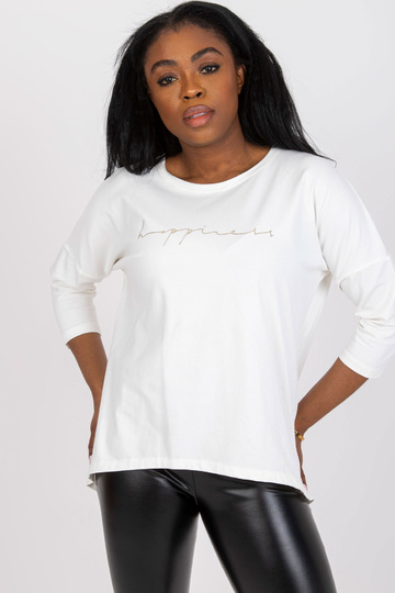 Ecru ikdienas blūze ar 3/4...