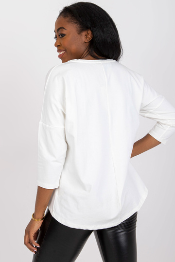 Ecru ikdienas blūze ar 3/4... 2