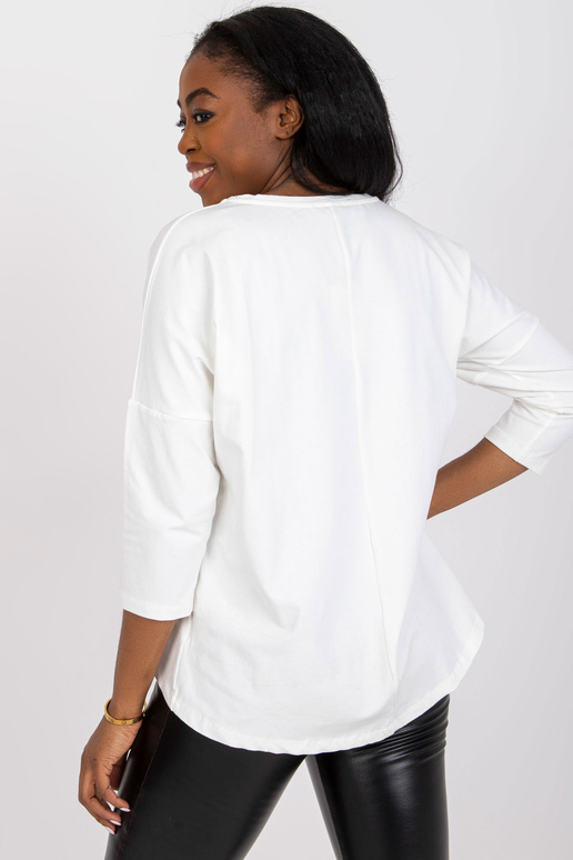 Ecru ikdienas blūze ar 3/4 piedurknēm... Ecru ikdienas blūze ar 3/4 piedurknēm...