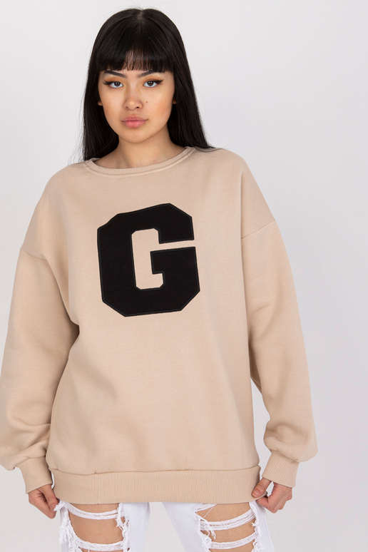 Severine Cotton Beige Džemperis bez...