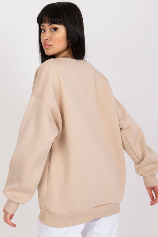 Severine Cotton Beige Džemperis bez...