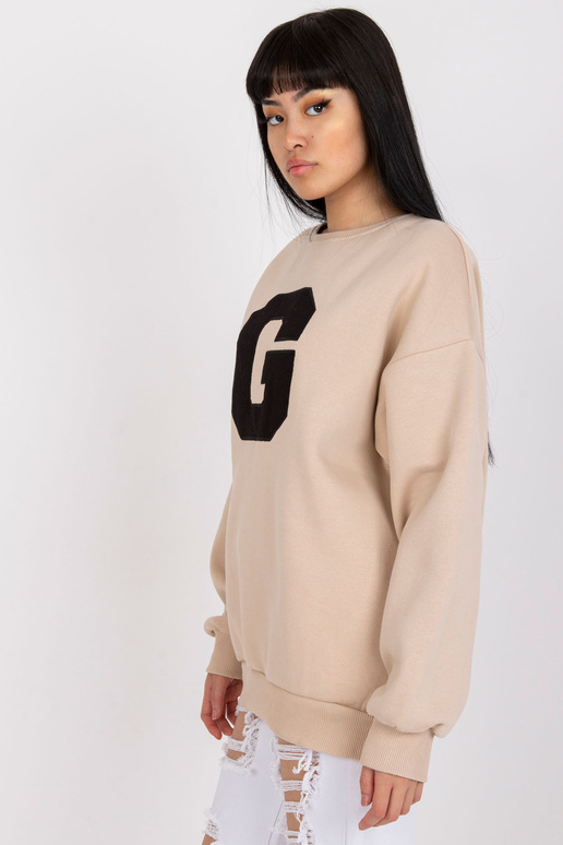 Severine Cotton Beige Džemperis bez...