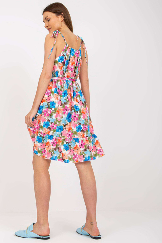 Krāsaina ziedu kleita ar volāniem RUE...