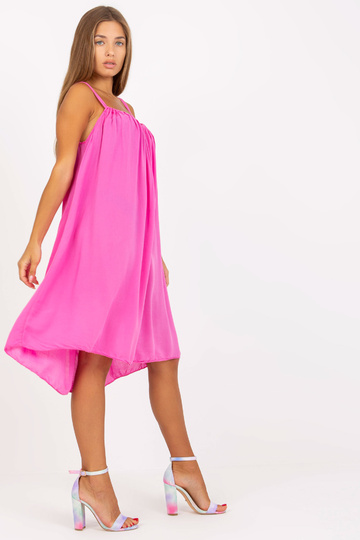 Tumši rozā ikdienas kleita...