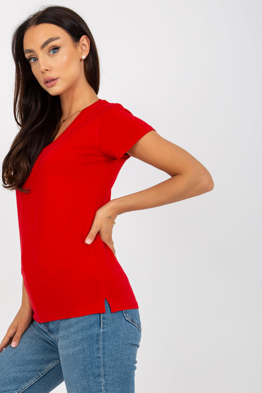 Sarkans sieviešu pamata kokvilnas...