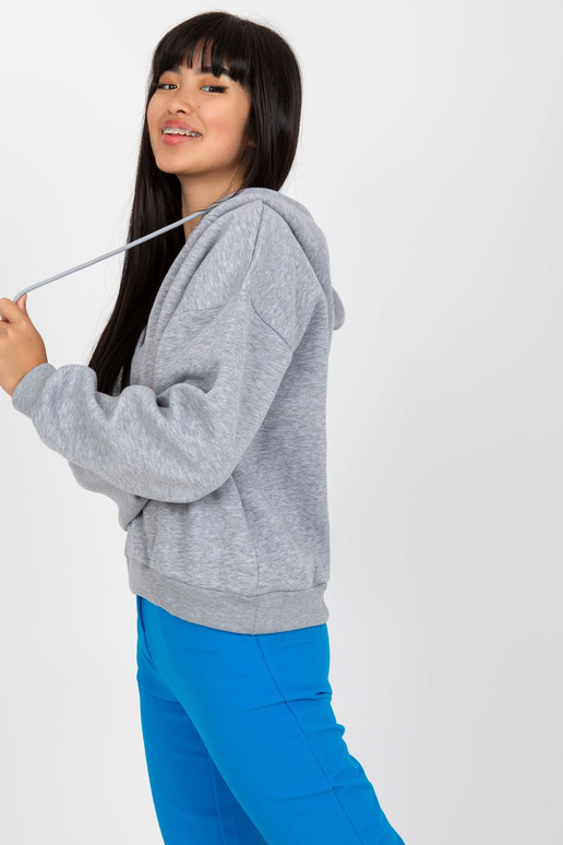 Pelēks melanžs pamata sporta krekls...