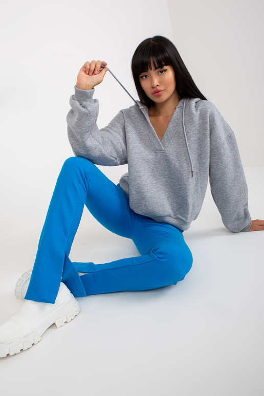 Pelēks melanžs pamata sporta krekls...