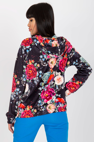 Melns velūra ziedu...