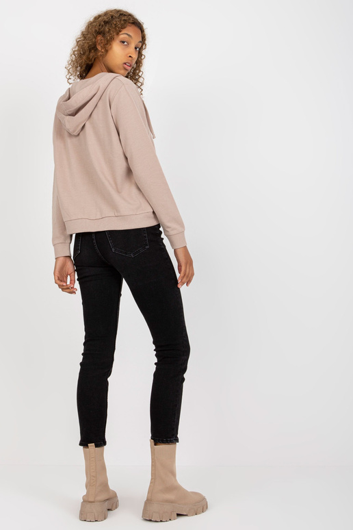 Bēšs pamata sporta krekls ar...