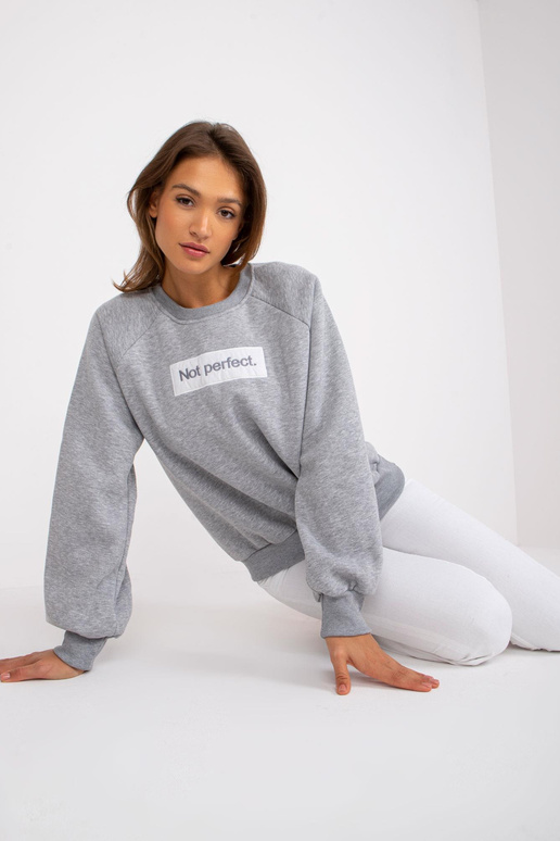 Tracy Grey Melange džemperis bez kapuces