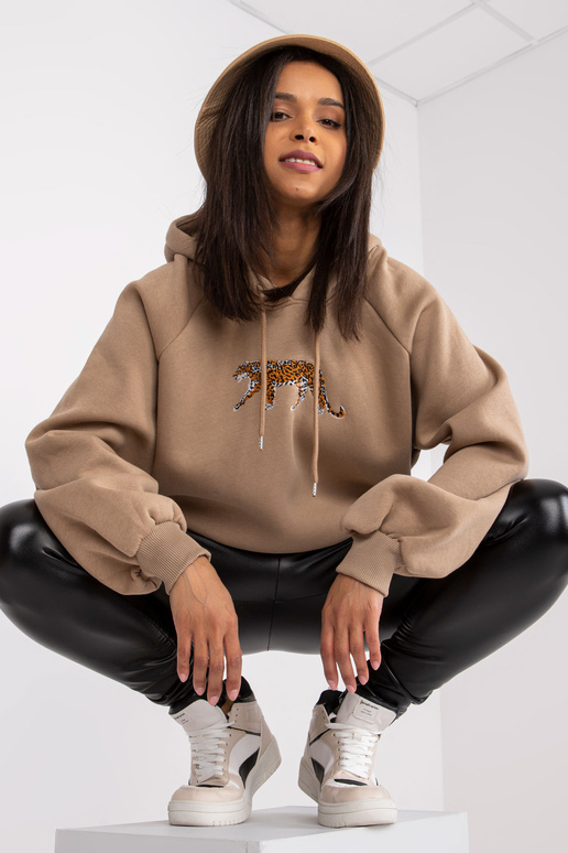 Bēšs sieviešu džemperis Cotton Peggy Bēšs sieviešu džemperis Cotton Peggy