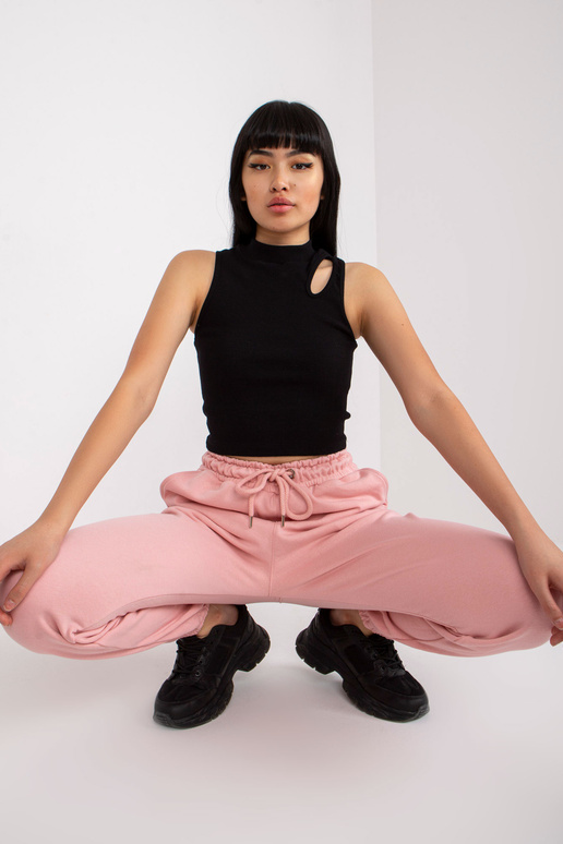 Bāli rozā sieviešu sporta bikses Lisa