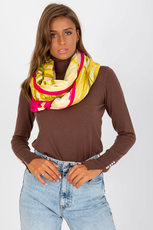 Fuksijas kokvilnas apvalks ar apdrukām