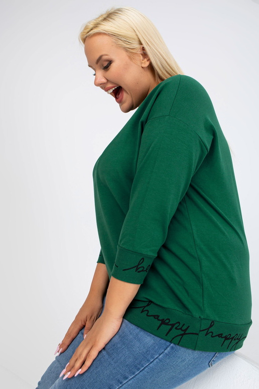 Zaļš un melns Plain Liela izmēra... Zaļš un melns Plain Liela izmēra...