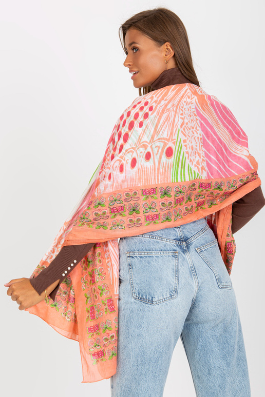 Koraļļu kokvilnas slings ar rakstiem