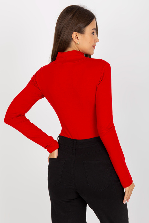 Sarkana pamata kokvilnas blūze ar... Sarkana pamata kokvilnas blūze ar...