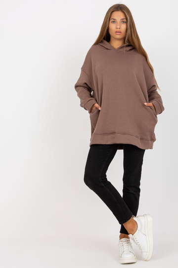 Brūnais sporta krekls ar...