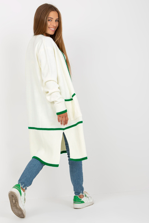 Ekrūzaļš brīvs jaciņš ar kabatām RUE...