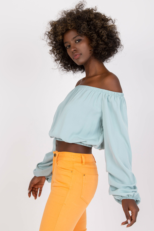 Piparmētru īsa blūze sievietēm spāņu...