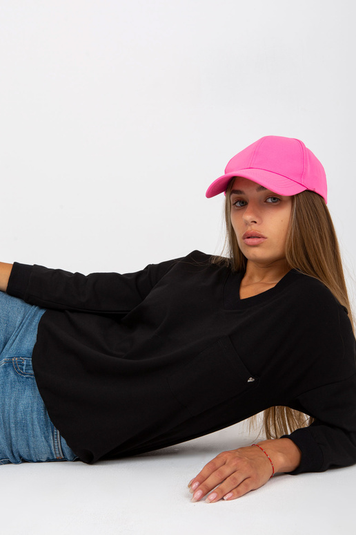 Pamata melna kokvilnas blūze ar 3/4...