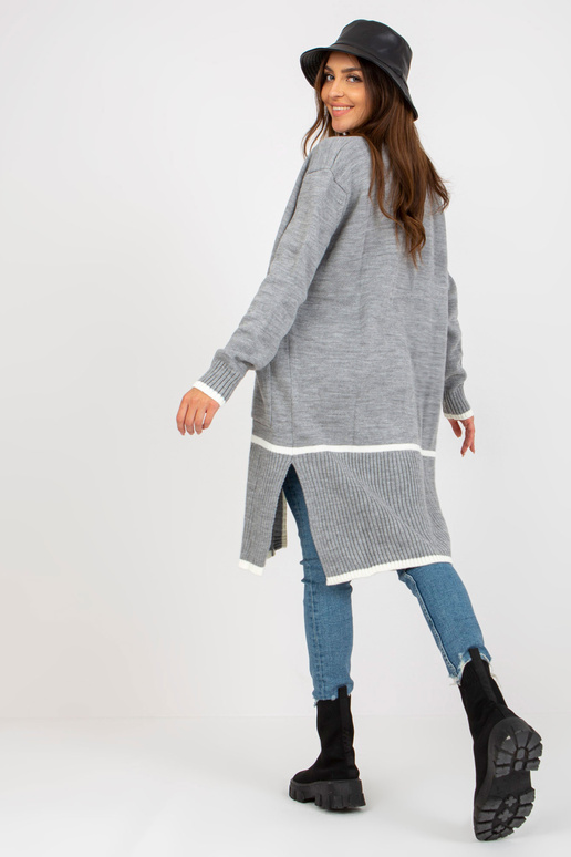 Pelēks-ekrū garais jaciņš ar kabatām...